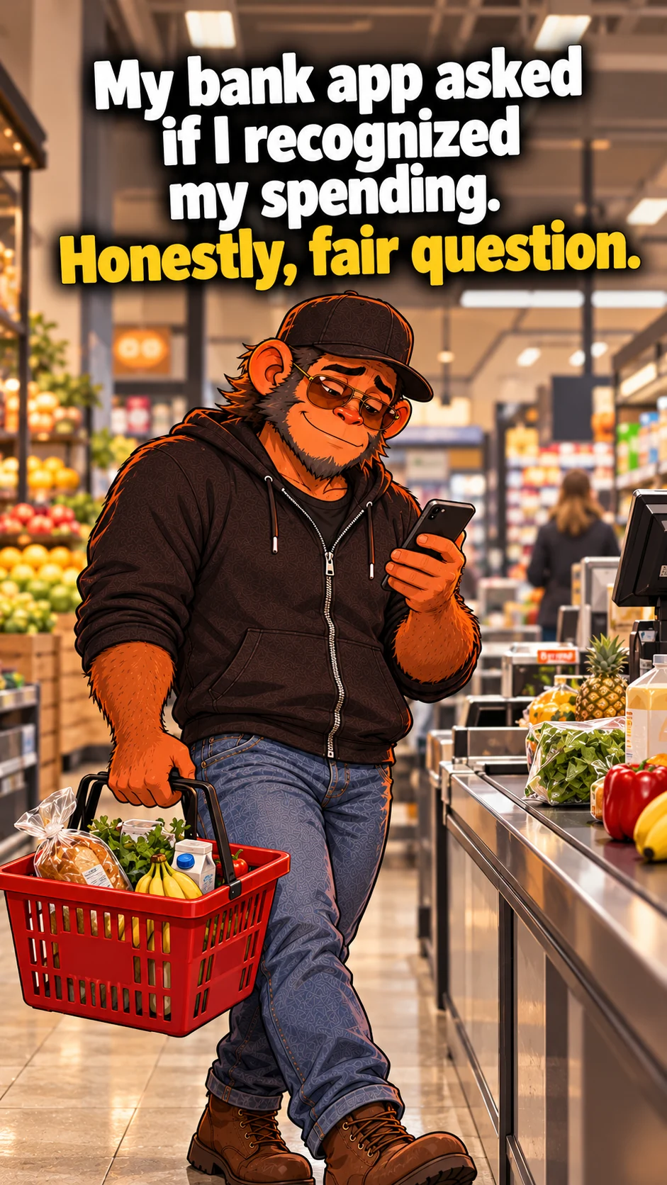My bank app asked if I recognized my spending. Honestly, fair question.