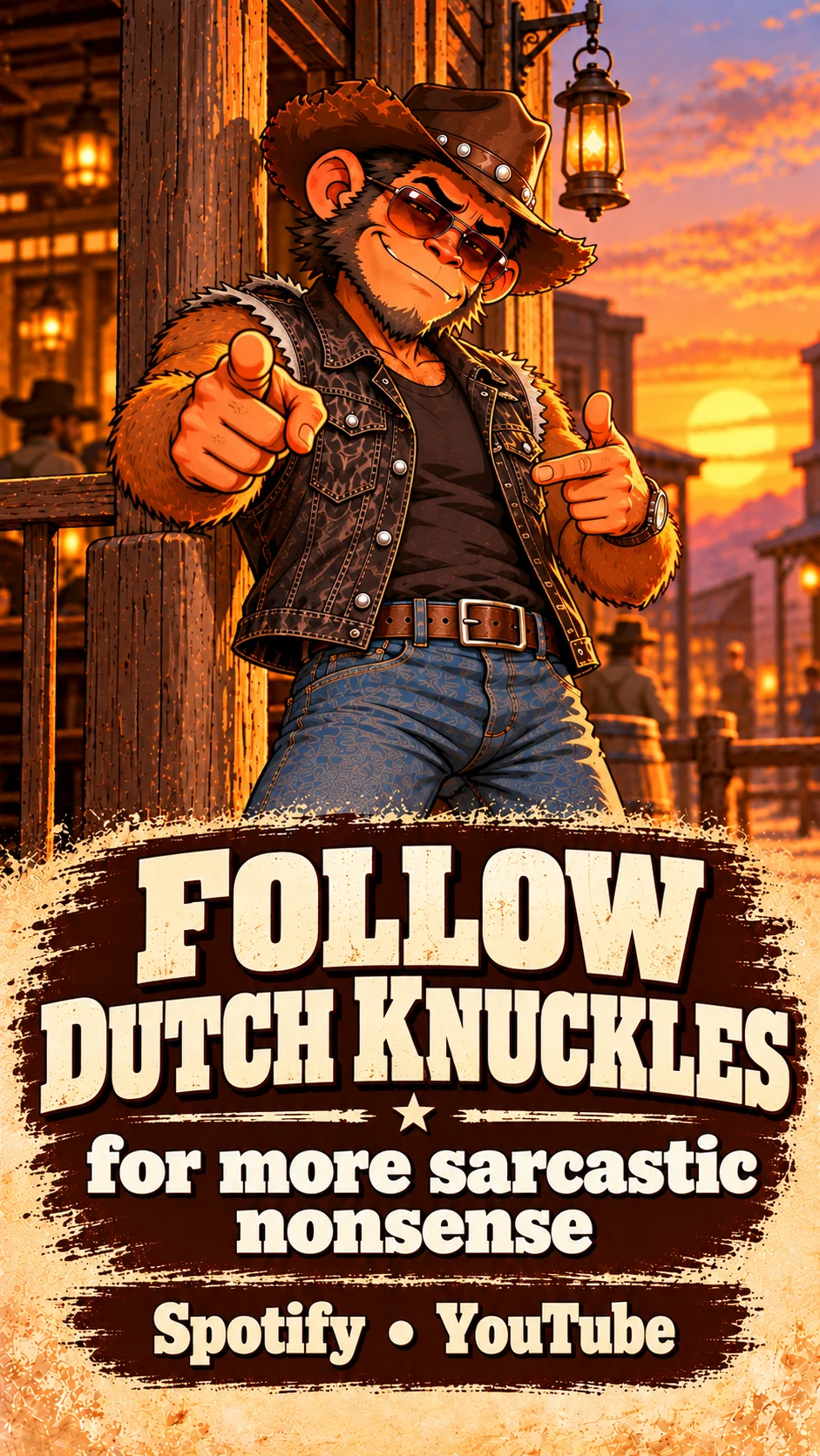 Follow Dutch Knuckles for more sarcastic nonsense. Spotify and YouTube.