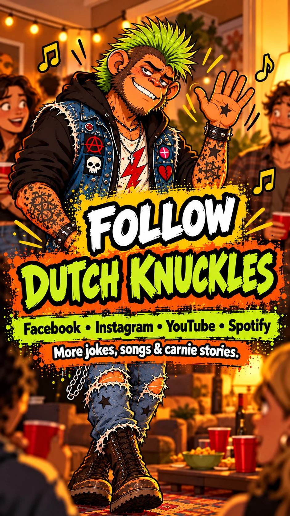 More jokes, songs, and carnie stories. Follow Dutch Knuckles.